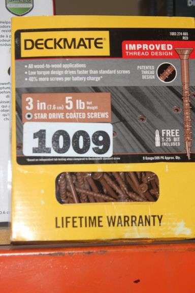DECKMATE 3 IN. 5 LB. STAR DRIVE COATED SCREWS