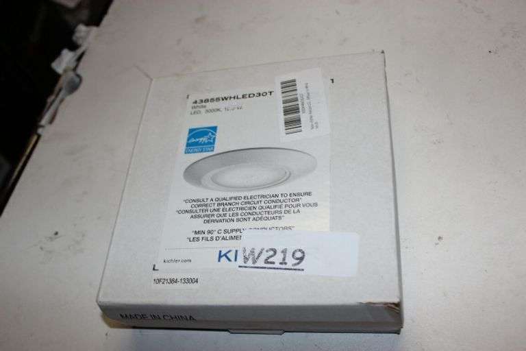 Kichler Horizon 6.5" 3000K Led Downlight With Polycarbonate White Diffuser In Wh Retail:$41.25