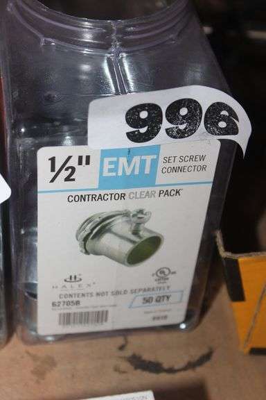 CONTRACTOR 1/2" SET SCREW COUPLING # E410