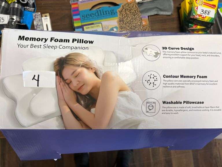 MEMORY FOAM PILLOW 3D CURVE DESIGN