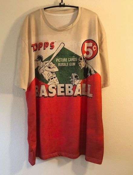 Tops Baseball T-Shirt Asian Size 4X