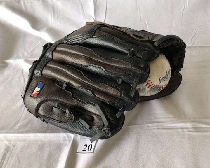 Wilson Baseball Glove and Rawlings Baseball