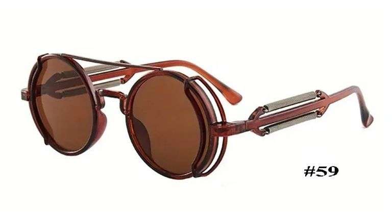 Steam Punk Round Sunglasses