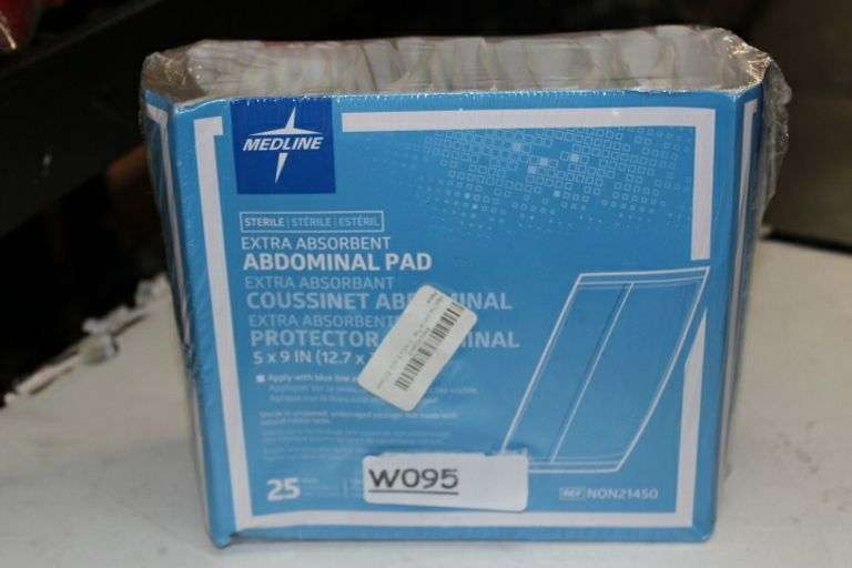 Medline 5X9" Non21450 Extra Absorbent Sterile Abdominal Pads 0720 Retail:$15