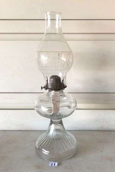 Vintage Glass Lantern