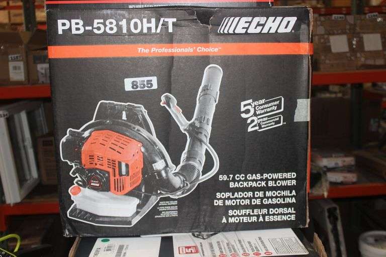 ECHO GAS POWERED  BACKPACK BLOWER PB-5810H/T RETAIL $449.00