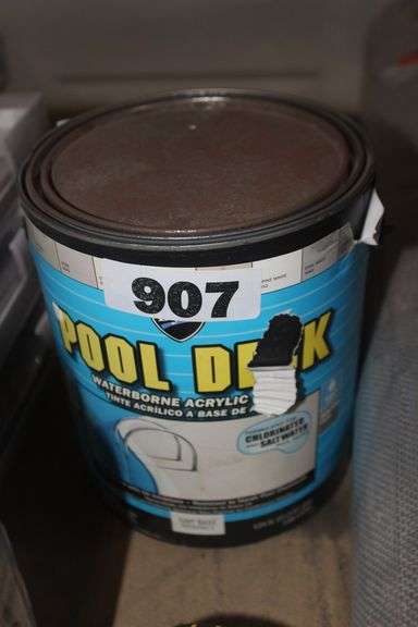 POOL DECK WATERBORNE ACRYLIC PAINT 1 GAL