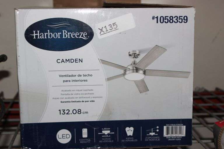 Harbor Breeze Ceiling Fan Retail:$160