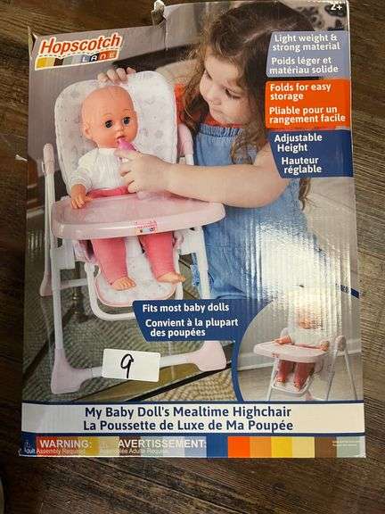 BABY DOLL MEAL TIME HIGH CHAIR