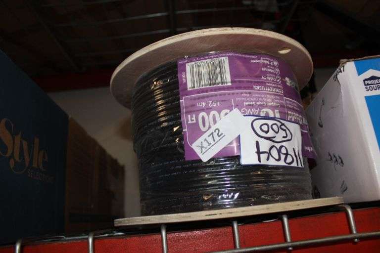Coax Cable Rg6 Blk 500' Retail:$80