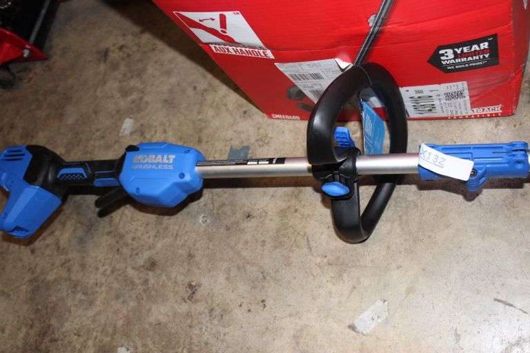 Kobalt 24-Volt 14-In Straight Shaft Battery String Trimmer Retail:$120