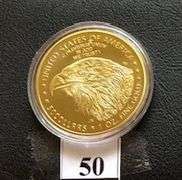 USA 2023 Liberty 50 Dollar Collectible Coin in Protected Capsule