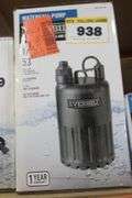 `EVERBILT WATERFALL PUMP $219.00