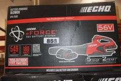 ECHO E FORCE BATTERY POWERED BLOWER DPB-2500 with battery and charger$ 249.00