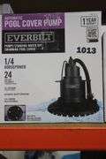 EVERBILT AUTOMATIC POOL COVER PUMP 1/4 HORSEPOWER # 1008 719 327 $112.00