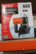 EVERBILT SUMP UMP3/4 HORSEPOWER 80 GALLONS PER MINUTE $299.00