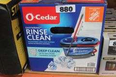 O-CEDAR EASYWRING RINSE CLEAN MICROFIBER SPIN MOP SYSTEM