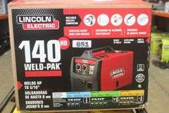 LINCOLN ELECTRIC 140 WELD PAK HD $689.00