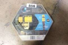 HydroTech 100ft Expandable Burst Proof Hose - Yellow: Durable Flexible Garden Watering, Kink & Corrosion Resistant RETAIL $64.00