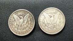 USA 1879 & 1890 Morgan One Dollar Coin/ Copy