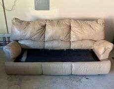 Leather Sofa Bed