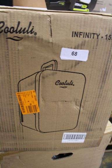 [✓] [MSRP: $89.99] COOLULI Infinity 0.53 cu. ft. Retro Mini Fridge in White without Freezer