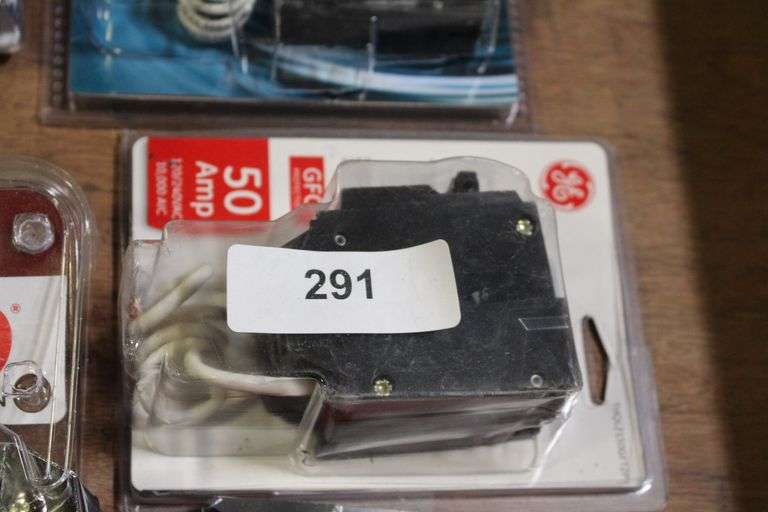 [✓] [MSRP: $126.00] GE 50 Amp 240-Volts Double Pole Ground Fault Breaker with Self-Test