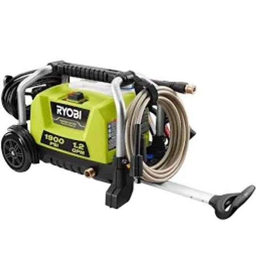 1900 PSI 1.2 GPM Cold Water Wheeled Corded Electric Pressure Washer $149.00 @ THE HOME DEPOT