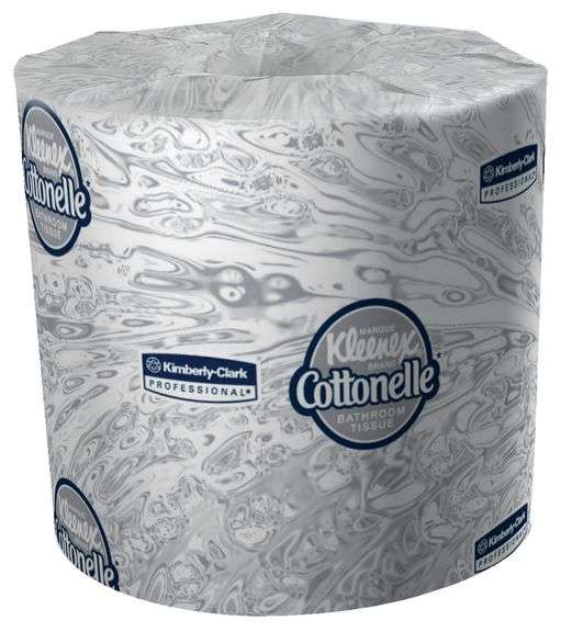 [✓] [MSRP: $66.76] Kimberly-Clark Toilet Tissue Kleenex Cottonelle Bathroom Tissue (Case of 60) White 17713