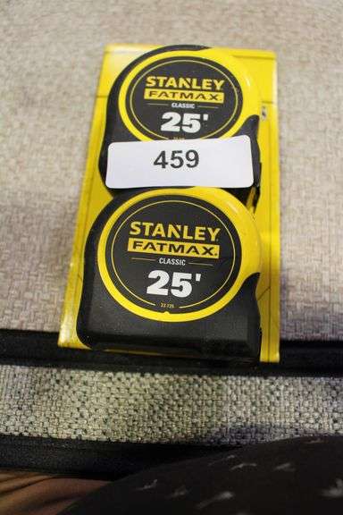 [✓] [MSRP: $23.97] Stanley 25 ft. FATMAX Tape Measure (2-Pack)