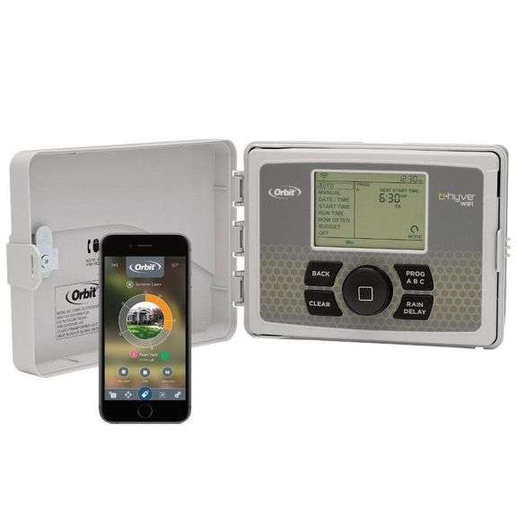 [✓] [MSRP: $118.00] Orbit B-hyve 6-Zone Indoor/Outdoor Smart Sprinkler Controller, Works with Amazon Alexa