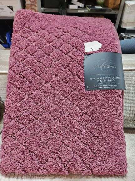 DIAMOND BATH MAT ORCHID RETAIL $18 EA @ COSTCO
 @ COSTCO