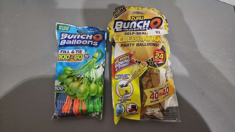 ZURU BUNCH OF BALLOONS BOTH SMALL AND LARGE BALLOON PACK, SOLD BY PIECE