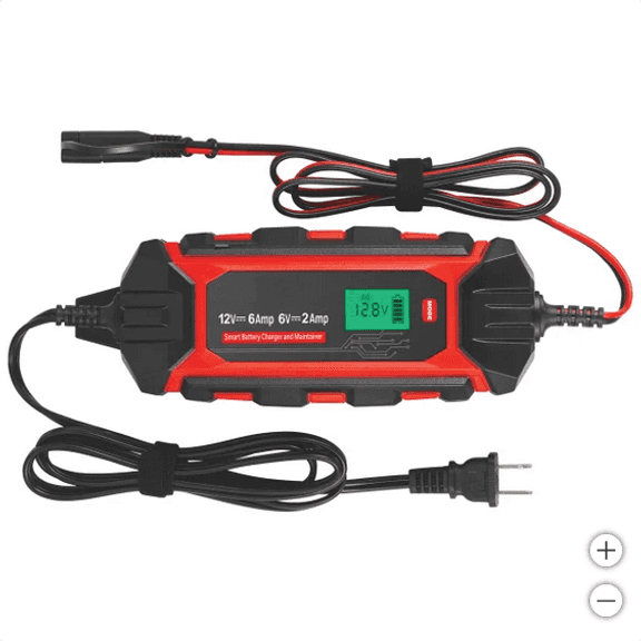ULTRAPRO ELITE SMART BATTERY CHARGER AND MAINTAINER, 6V/12V, 6A RETAIL $50