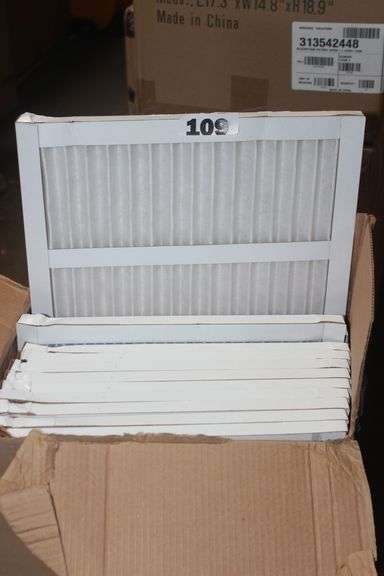 16"x20"x1 air filters 1 box of 12