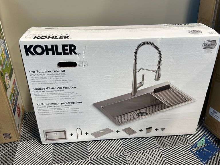 Kohler Pro-Function Kitchen Sink Kit - With Vibrant Stainless