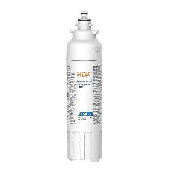 [✓] [EXT MSRP: $179.88] HDX FML-4 Premium Refrigerator Water Filter Replacement For LG LT800P (2-Pack)