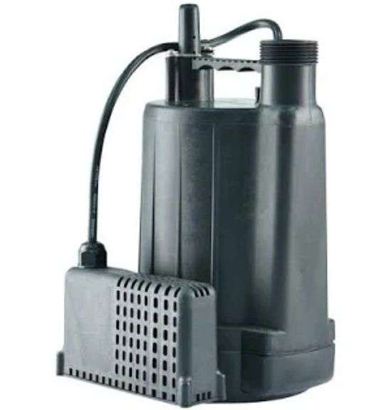 EVERBILT AUTOMATIC SHUT-OFF UTILITY PUMP 1/3 HORSEPOWER # 1004 181 830 $179.00