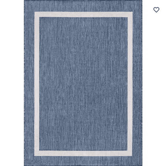 RAVENNA INDOOR/OUTDOOR RUG,8 X 10 RETAIL $100