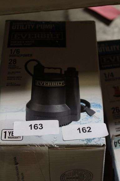 [✓] [MSRP: $109.00] 1/6 HP Plastic Utlity Pump