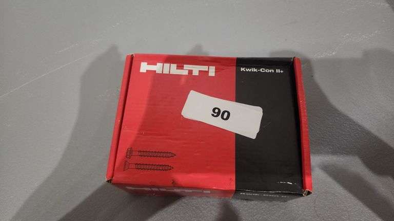 HILTI KWIK CON 11+ SCREW ANCHOR