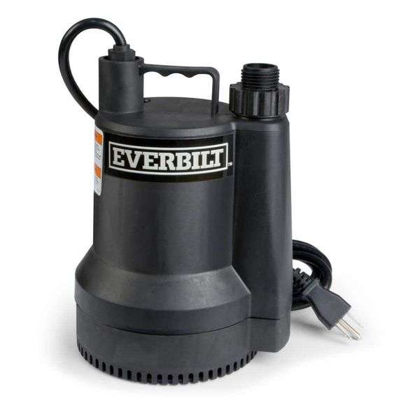 [✓] [MSRP: $109.00] 1/6 HP Plastic Utlity Pump