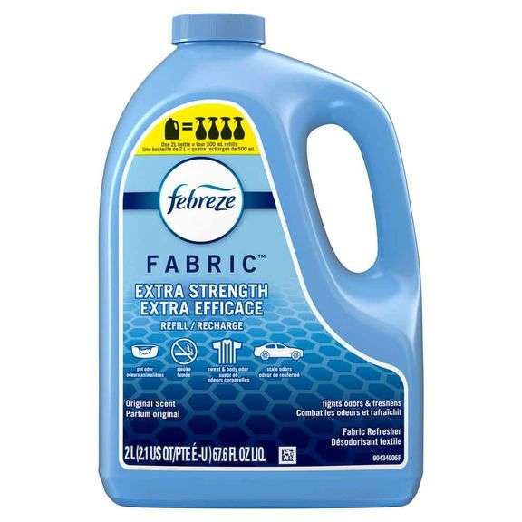 [✓] [EXT MSRP: $49.85] Febreze 67 oz. Original Scent Extra Strength Fabric Freshener Refill