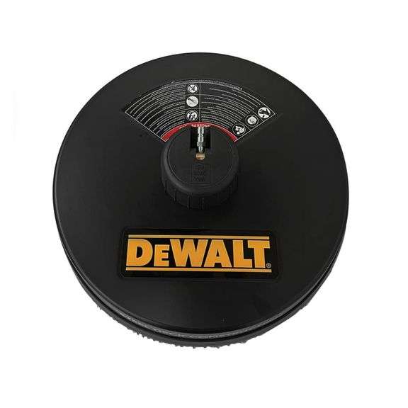 [✓] [MSRP: $129.00] DEWALT Universal 18 in. Surface Cleaner for Cold Water Pressure Washers Rated up to 3700 PSI