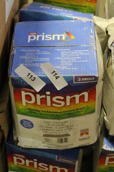 [✓] [EXT MSRP: $135.06] Custom Building Products Prism #380 Haystack 17 lb. Ultimate Performance Grout