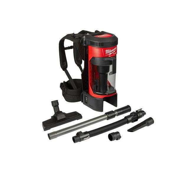 [✓] [MSRP: $299.00] Milwaukee M18 FUEL 18-Volt Lithium-Ion Brushless 1 Gal. Cordless 3-in-1 Backpack Vacuum (Vacuum-Only)