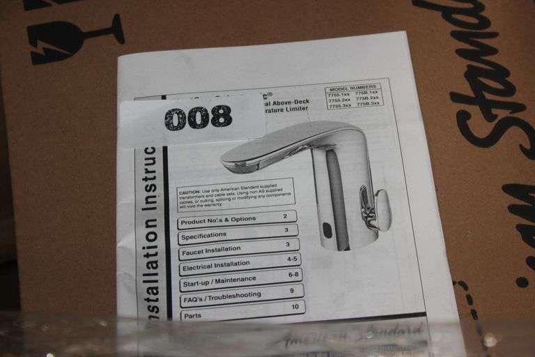 American Standard sensor faucet chrome