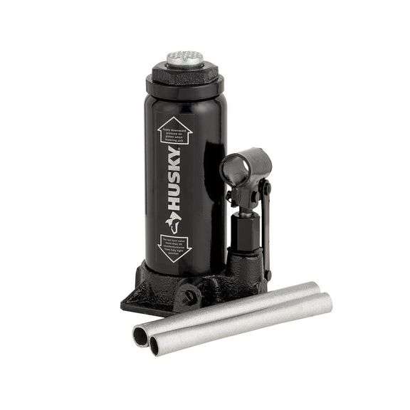 [✓] [MSRP: $32.98] Husky 6-Ton Hydraulic Bottle Car Jack