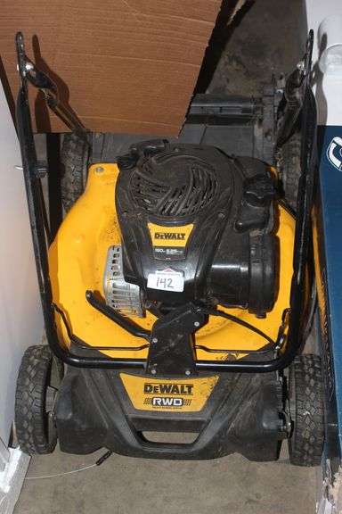 Dewalt 150cc 6.25ft lbs rear wheel drive lawn mower retail $419.00