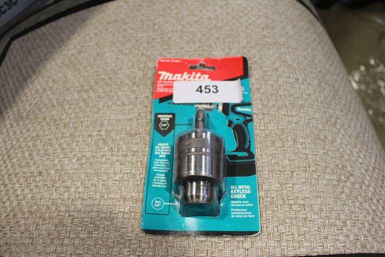 [✓] [MSRP: $39.99] Makita 3/8 in. Metal Keyless Chuck for Impact Driver